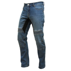 Pánské jeansové moto kalhoty