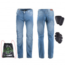 Pánské moto jeansy W-TEC Shiquet, modrá, S