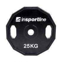 Pogumovaný kotouč inSPORTline Ruberton 25 kg 30 mm