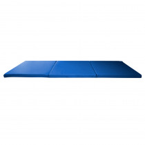 Skládací gymnastická žíněnka inSPORTline Pliago 180x60x5 cm, modrá