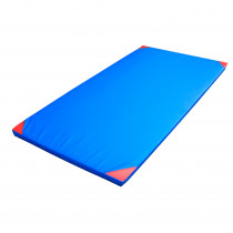 Protiskluzová gymnastická žíněnka inSPORTline Anskida T120 200x120x5 cm, modro-červená