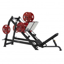 Leg Press Steelflex Plateload Line PLDP, černo-červená