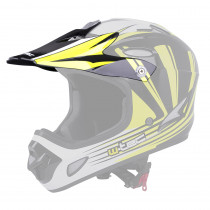 Náhradní kšilt pro přilbu W-TEC FS-605, Yellow Graphic