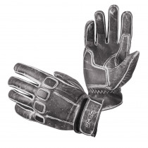Kožené moto rukavice W-TEC Rifteur, černá, M