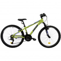 Juniorské kolo DHS Teranna 2423 24" 7.0, Green, rámu 12" (125-145 cm)