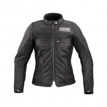 Dámská kožená moto bunda W-TEC Black Heart Raptura, černá, XS