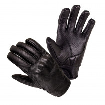 Kožené letní moto rukavice W-TEC Boldsum, černá, M