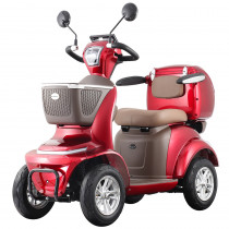 Elektrický čtyřkolový vozík inSPORTline Lubica, červená