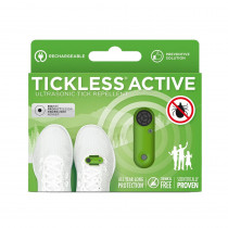 Ultrazvukový repelent proti klíšťatům Tickless Active pro sportovce, Green