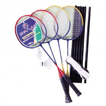 Badmintonový set se sítí Spartan pro 4 hráče - 4 rakety