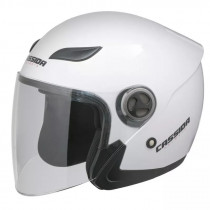 Moto helma Cassida Reflex Solid, bílá, XS (53-54)