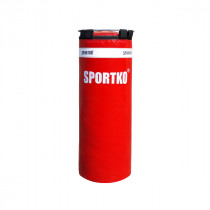 Dětský boxovací pytel SportKO MP5 29x75cm / 12kg, červená