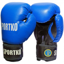 Boxerské rukavice SportKO PK1, modrá, 12oz