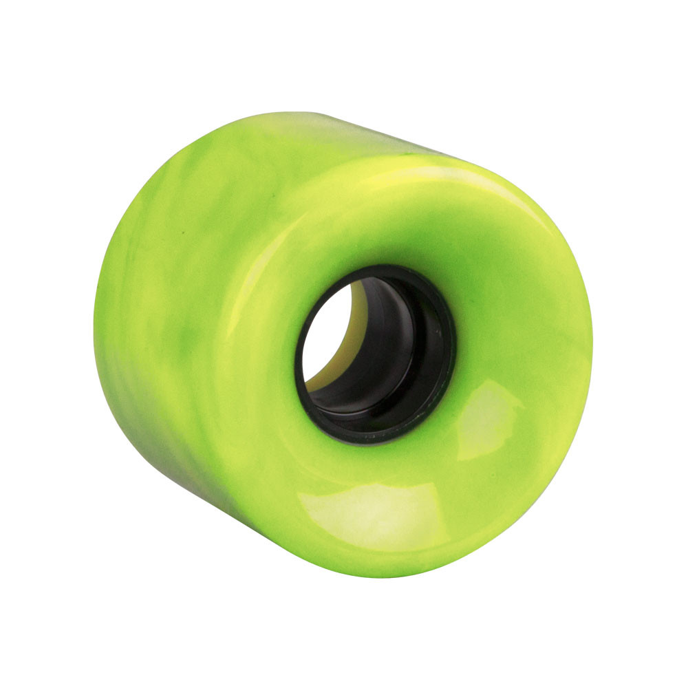 Kolečko na penny board 60*45 mm - žíhané, žlutá
