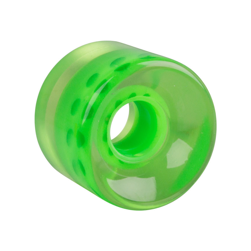 Průhledné kolečko na penny board 60*45 mm, zelená