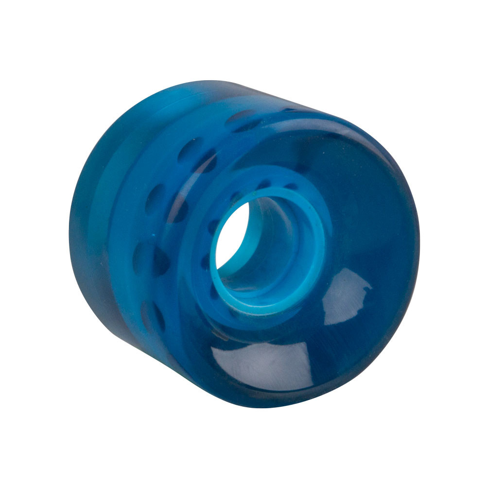 Průhledné kolečko na penny board 60*45 mm, modrá