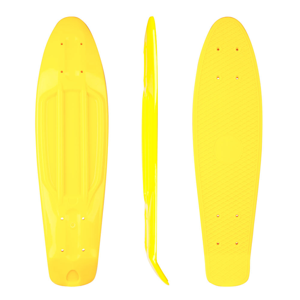 Deska pro penny board WORKER Aspy 22.5*6", žlutá