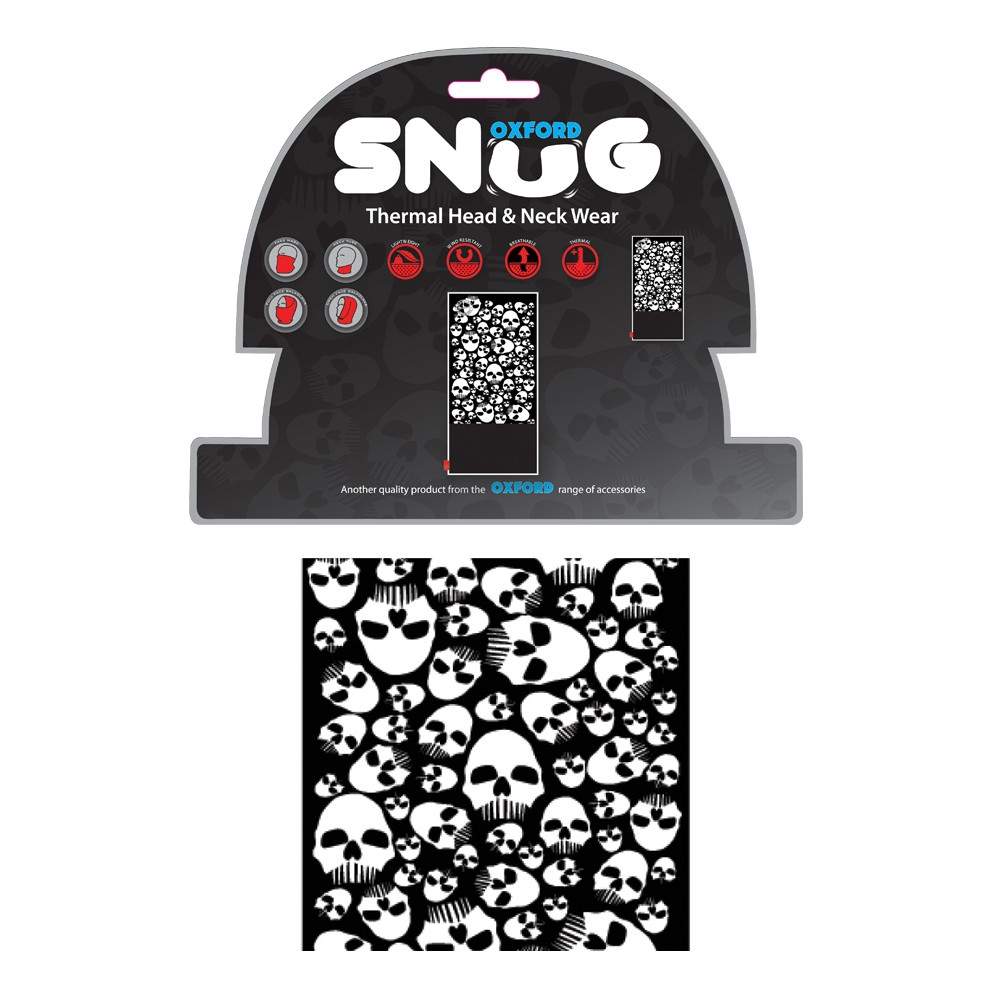 Univerzální multifunkční nákrčník Oxford Snug, Skulls