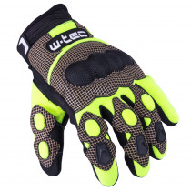 Motokrosové rukavice W-TEC Derex, černo-žlutá, S