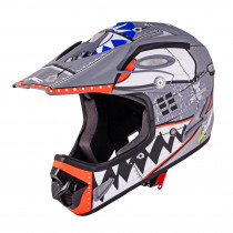Downhill přilba W-TEC FS-605 Allride, Skull Smile, XL (61-62)