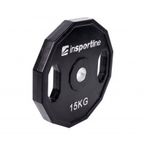 Pogumovaný kotouč inSPORTline Ruberton 15 kg 30 mm