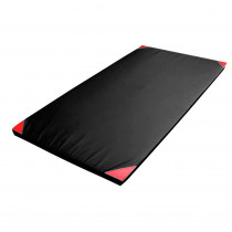 Protiskluzová gymnastická žíněnka inSPORTline Anskida T120 200x120x5 cm, černo-modro-červená