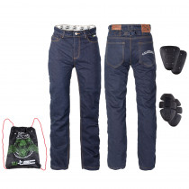 Pánské moto jeansy W-TEC Resoluto, modrá, S
