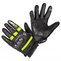 Moto rukavice W-TEC Rushin, Black-Fluo Yellow, S