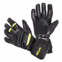 Vyhřívané moto a lyžařské rukavice W-TEC HEATride, černá-fluo zelená, XS