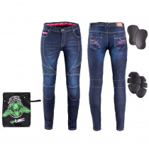 Dámské moto džíny W-TEC Rafael, modrá, 3XL