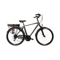 Městské elektrokolo Devron 28221 28" 7.0, Brown, rámu 19"