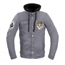 Pánská bunda W-TEC Black Heart Garage Built Jacket, tmavě šedá, M