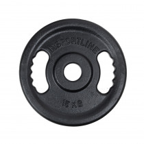 Litinový olympijský kotouč inSPORTline Castblack OL 15 kg 50 mm