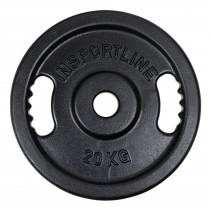 Litinový olympijský kotouč inSPORTline Castblack OL 20 kg 50 mm