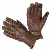 Moto rukavice W-TEC Inverner, tmavě hnědá, S