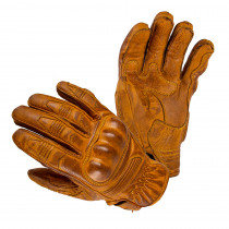 Kožené moto rukavice W-TEC Trogir, hnědá, S