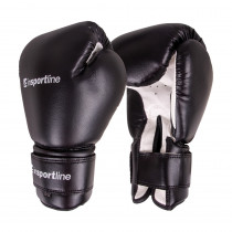 Boxerské rukavice inSPORTline Metrojack, černo-bílá, 4oz