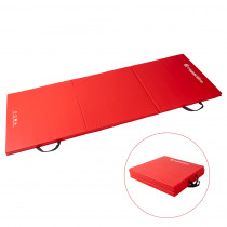 Skládací gymnastická žíněnka inSPORTline Trifold 180x60x5 cm, červená