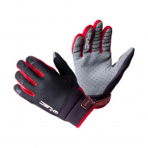 Dětské motokrosové rukavice W-TEC Matosinos Kids, Black/Red, 3