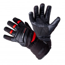 Vyhřívané moto a lyžařské rukavice W-TEC HEATamo, černo-červená, XS
