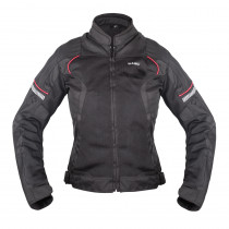 Dámská letní moto bunda W-TEC Martix Lady, černá, XS