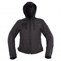 Dámská softshellová moto bunda W-TEC Prothara, černá, XS