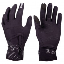 Běžecké rukavice inSPORTline Navistos, černá, XS