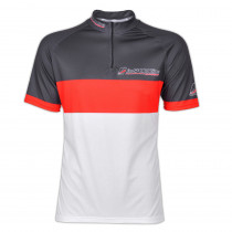 Cyklistický dres inSPORTline Pro Team, černo-červeno-bílá, S