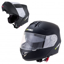 Výklopná moto helma W-TEC Vexamo, matně černá, XS (53-54)