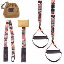Závěsný posilovací systém inSPORTline MultiTrainer, army-maskáčová