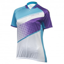 Dámský cyklistický dres Kellys Jody 016 - krátký rukáv, Violet-Azure, S