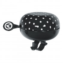 Zvonek na kolo Kellys Bell 80 Dots, černé tečky