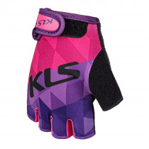 Dětské cyklo rukavice Kellys Yogi Short, fialová, S