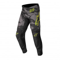 Motokrosové kalhoty Alpinestars Racer Tactical černá/šedá maskáčová/žlutá fluo, černá/šedá maskáčová/žlutá fluo, 32